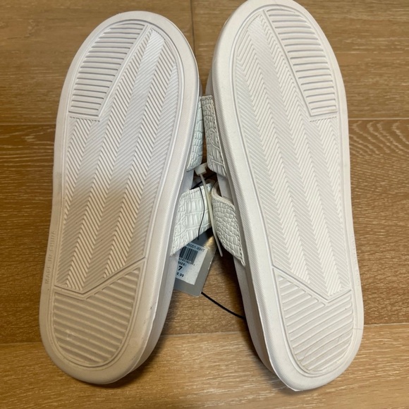 New DSW white womens slides sandals size 7 - Picture 4 of 4